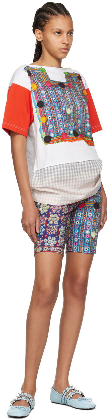 Shorts Comme des Garçons Comme Des Garçons Printed Cycling Shorts Flerfarvet | TM-T020-051, 3