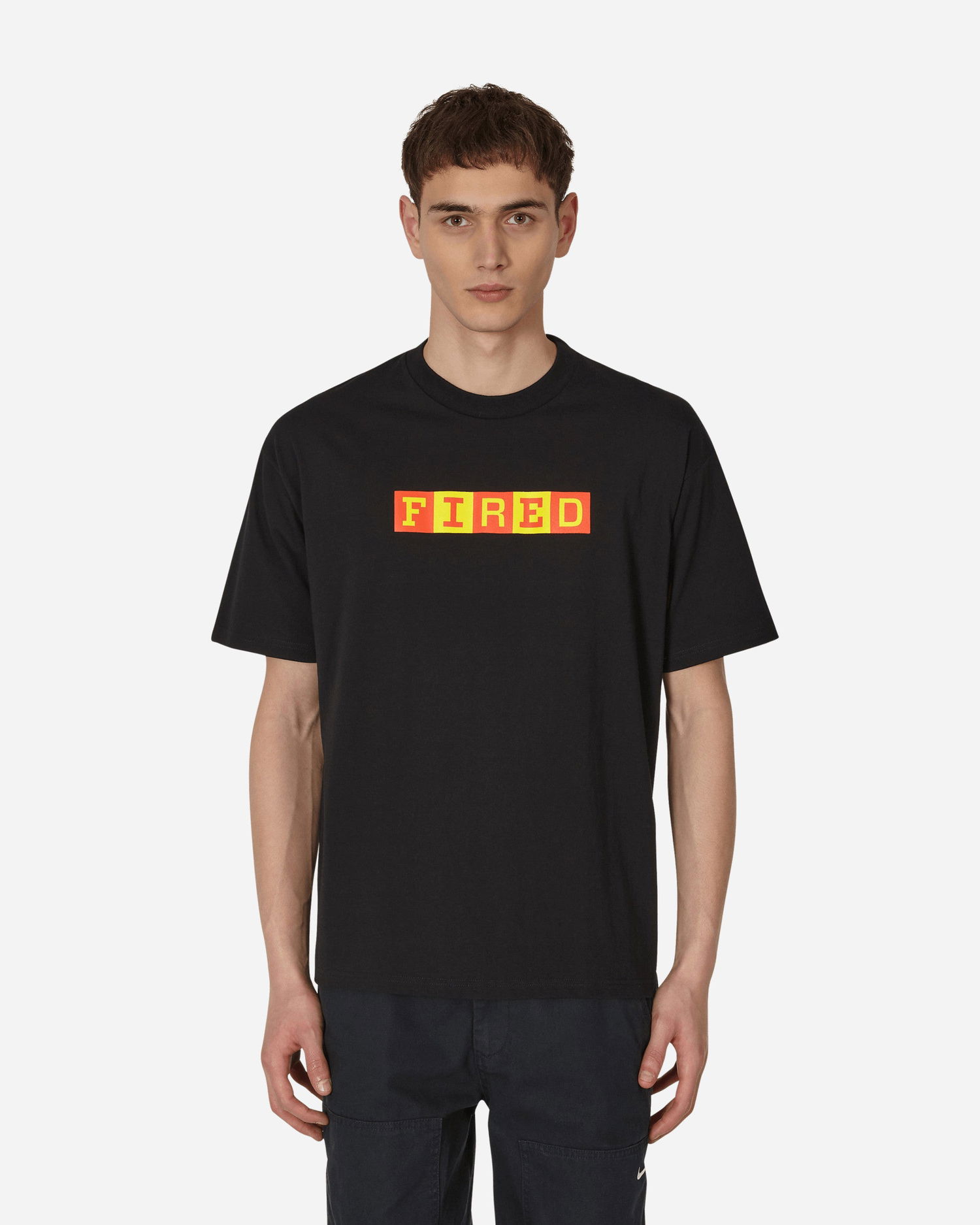T-shirt Serving the People Fired T-Shirt Sort | STPF22FIREDTEE BLACK, 0