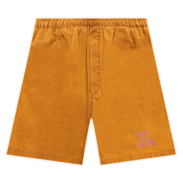 Shorts Gallery Dept. Vintage Cord French Logo Zuma Short Orange | ZS 5259 GOLD, 0