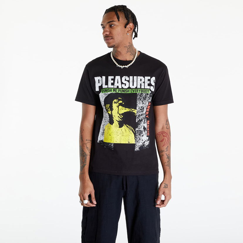 T-shirt Pleasures Punish T-Shirt Sort | P24SP047 BLACK