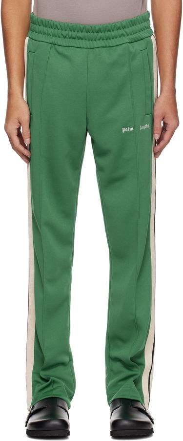 Joggingbukser Palm Angels Palm Angels Embroidered Logo Track Pants Grøn | PMCJ020S25FAB0015703, 0