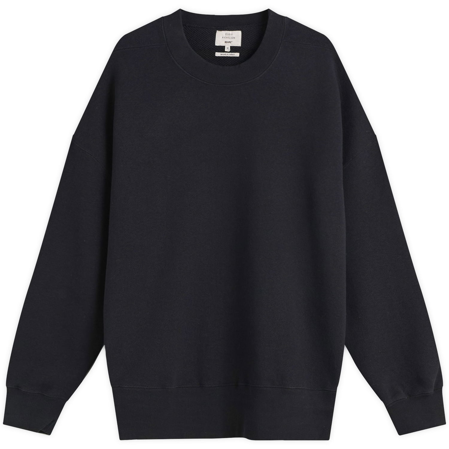 Sweatshirt Studio Nicholson Studio Nicholson x Beams Plus Golightly Jersey Sweatshirt Sort | BPSN1301-79, 0