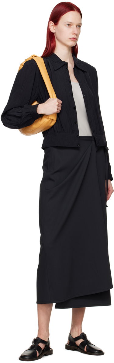 Håndtaske LEMAIRE Lemaire Midi Wrap Skirt Gul | SK1028 LF1210, 3
