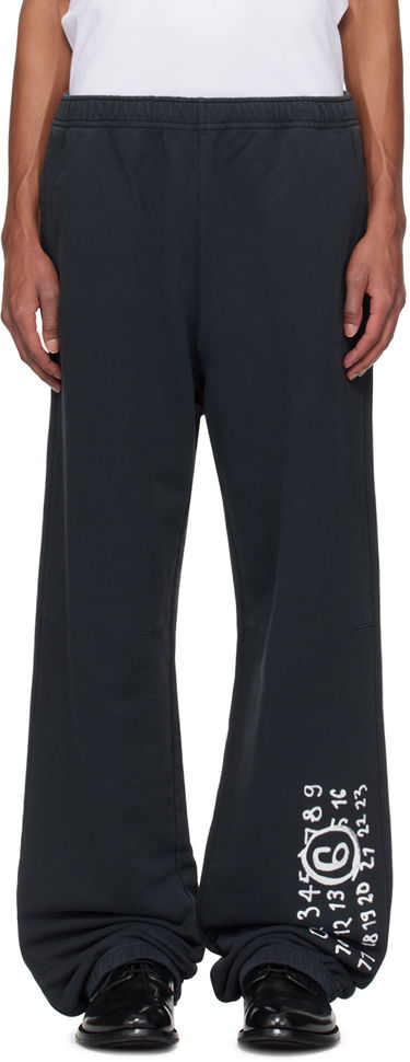 Joggingbukser Maison Margiela Numeric Sweatpants Sort | SH2KA0022 M25004, 0