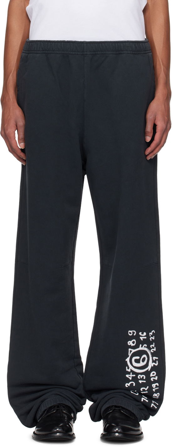 Joggingbukser Maison Margiela Numeric Sweatpants Sort | SH2KA0022 M25004