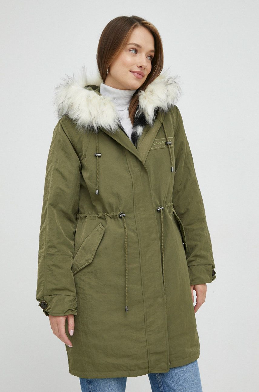 Parka GUESS Parka Grøn | W2BL32.WEWG0, 0