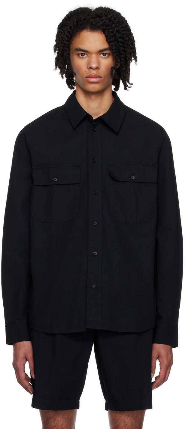 Skjorte WOOD WOOD Black Avenir Sort | 12315311-5276, 0
