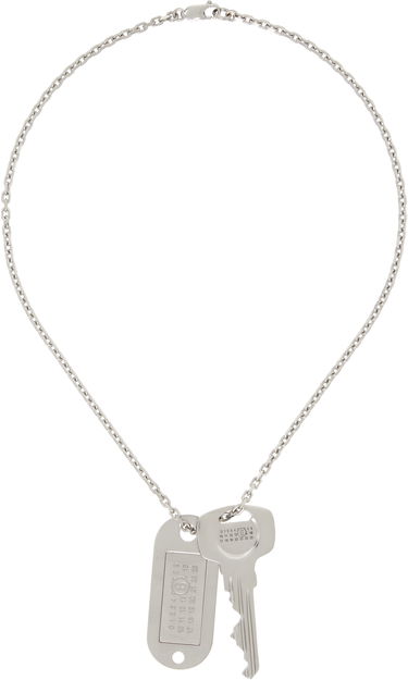 Halskæde Maison Margiela MM6 Maison Margiela Key Tag Necklace Metalisk | SM6UU0067 P7210, 0