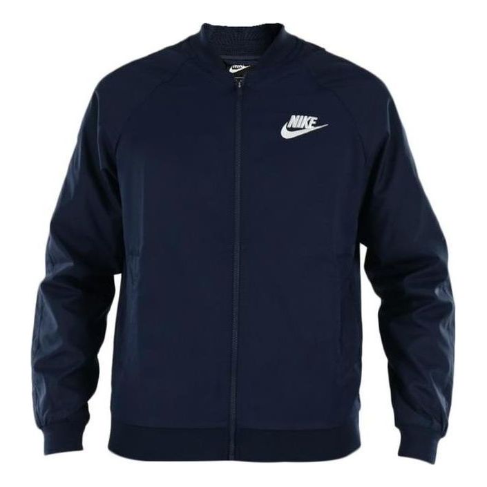 Bomberjakke Nike Men's Sportswear Bomber Jacket Blå | 832225-451
