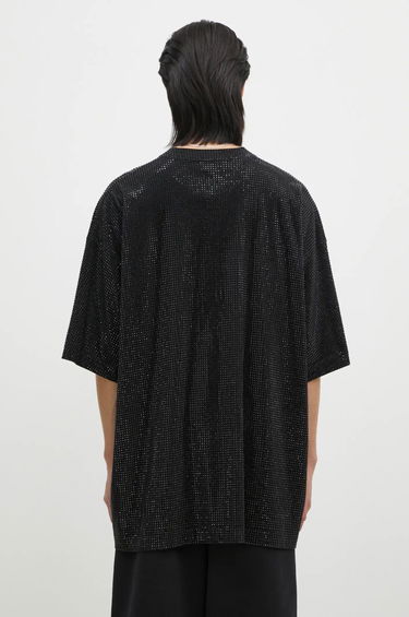 T-shirt VETEMENTS Iced-Out Oversized T-Shirt Sort | UA66TR900B, 2