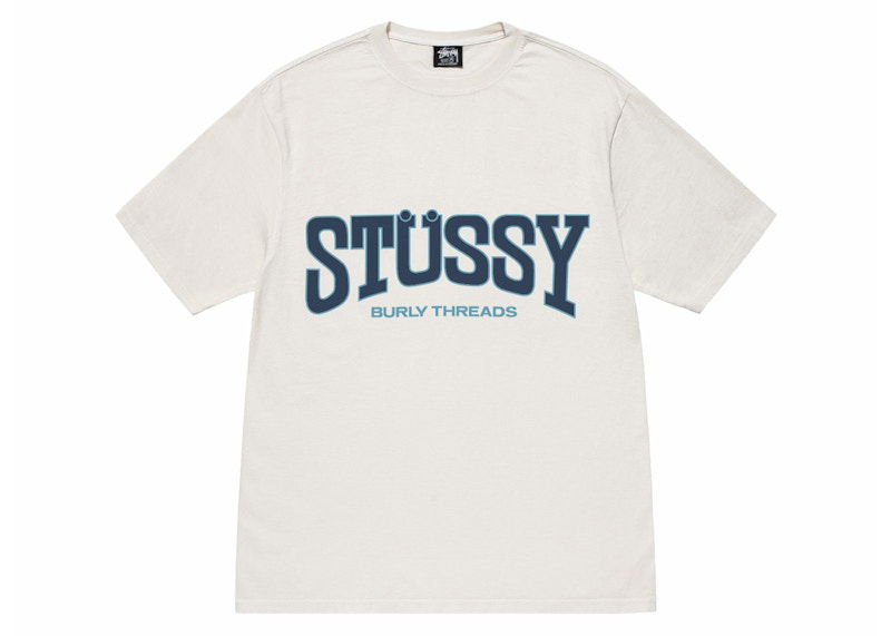 T-shirt Stüssy Threads Pigment Dyed T-Shirt Hvid | 1905027, 0