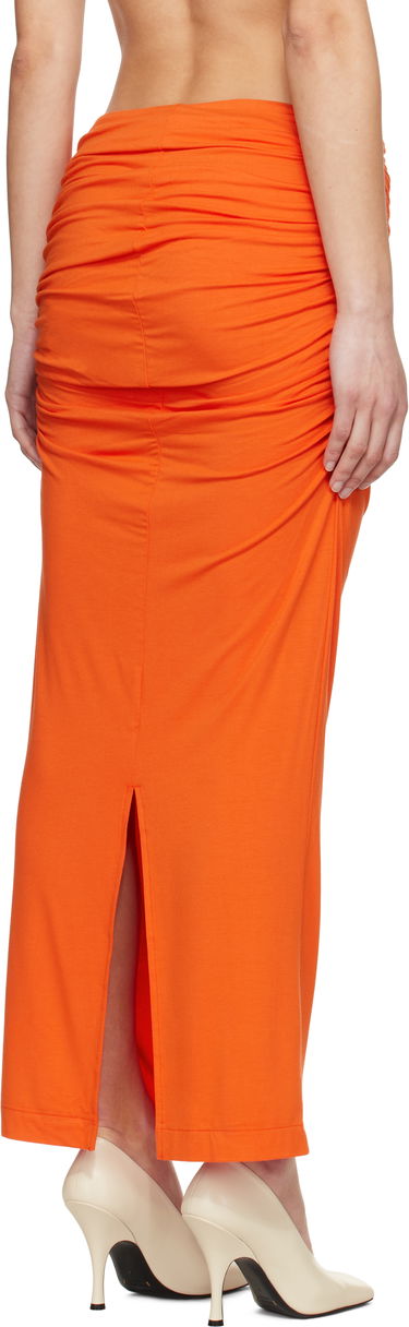 Nederdel Entire Studios Entire Studios Surge Maxi Skirt Orange | ESW-S25-7011-KO, 2