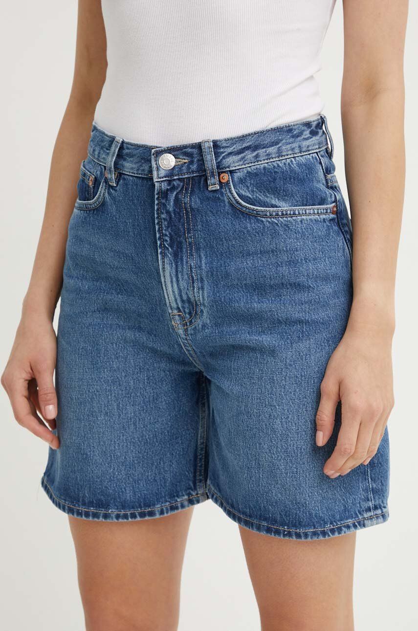 Shorts Samsoe Samsoe Samsoe Samsoe SASHELLY High Waist Shorts Blå | F24200011, 0