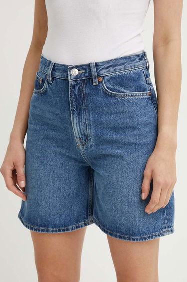 Shorts Samsoe Samsoe Samsoe Samsoe SASHELLY High Waist Shorts Blå | F24200011, 0