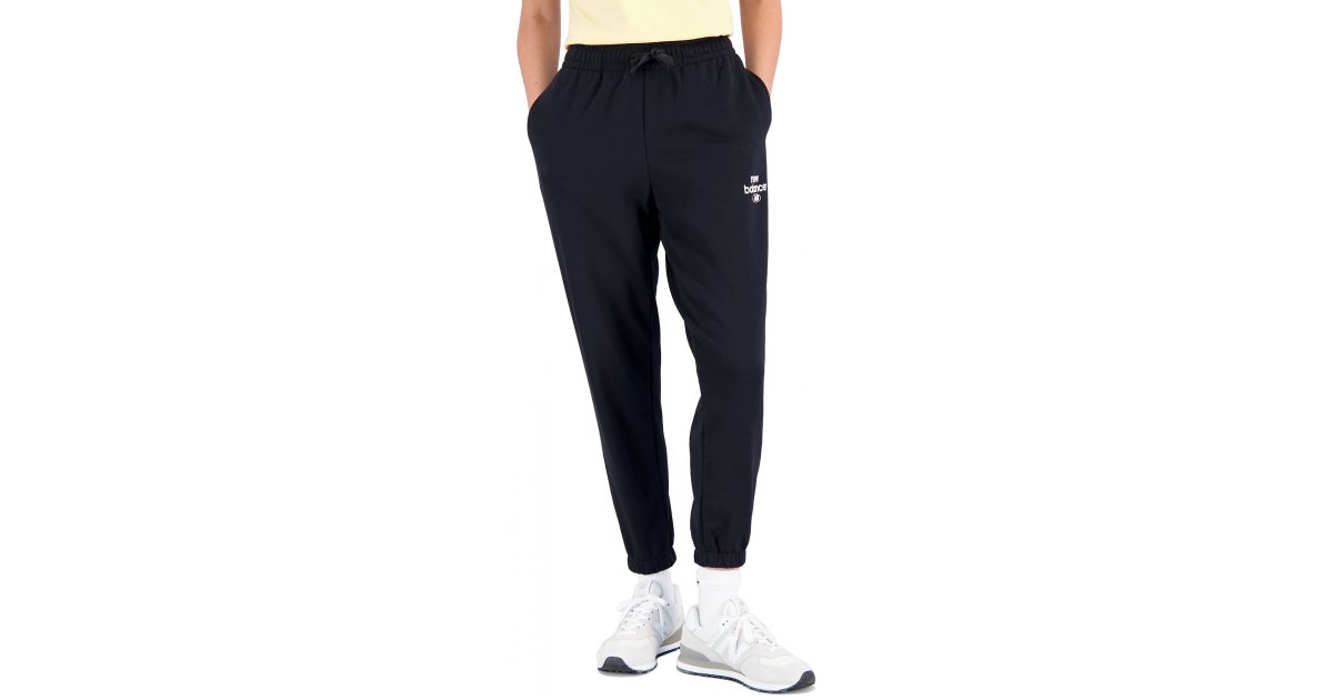 Joggingbukser New Balance Essentials Reimagined Archive French Terry Sort | wp31508-bk, 1