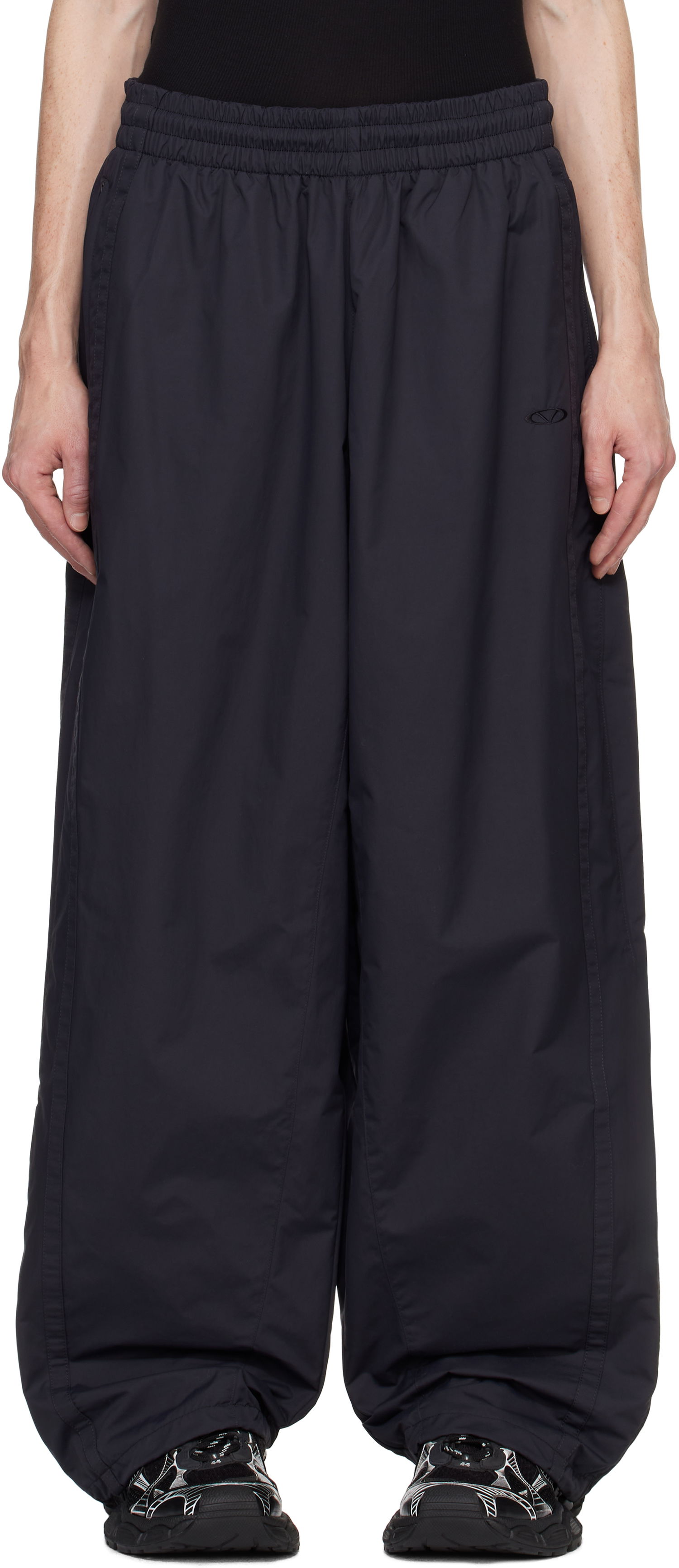 Joggingbukser VETEMENTS Oval Logo Track Pants Sort | UA66PA320B, 0