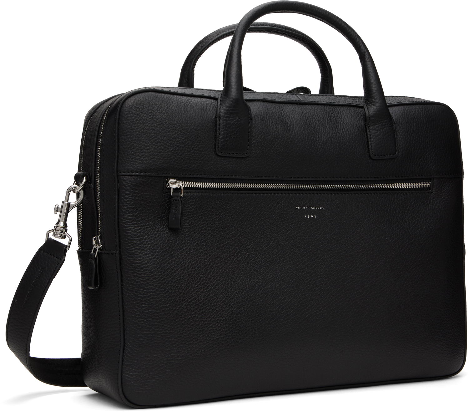 Håndtaske Tiger of Sweden Tiger of Sweden Beridare Briefcase Sort | T70332114, 1