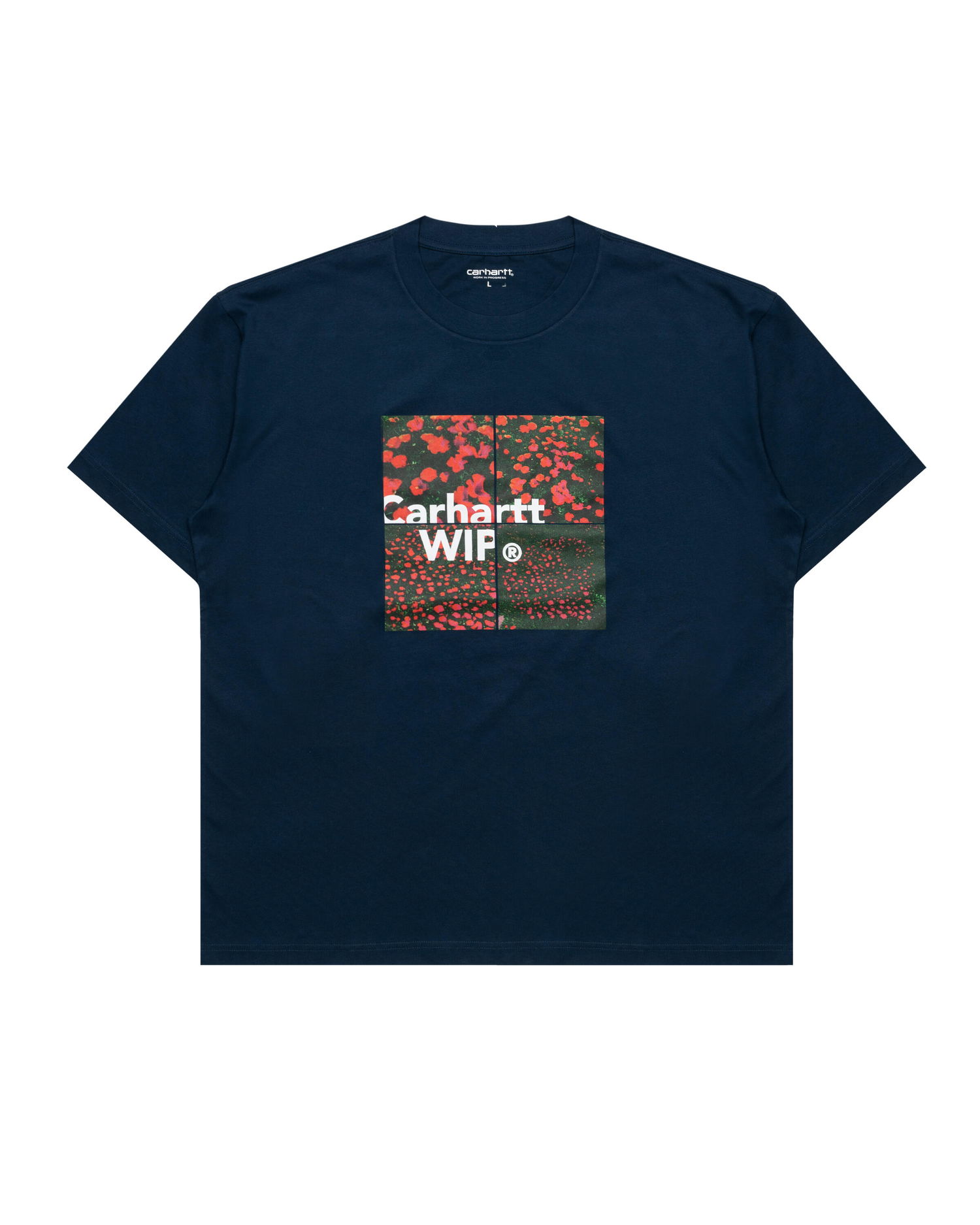 T-shirt Carhartt WIP WIP Valley Short Sleeve T-Shirt Mørkeblå | I034657-E7XX, 0