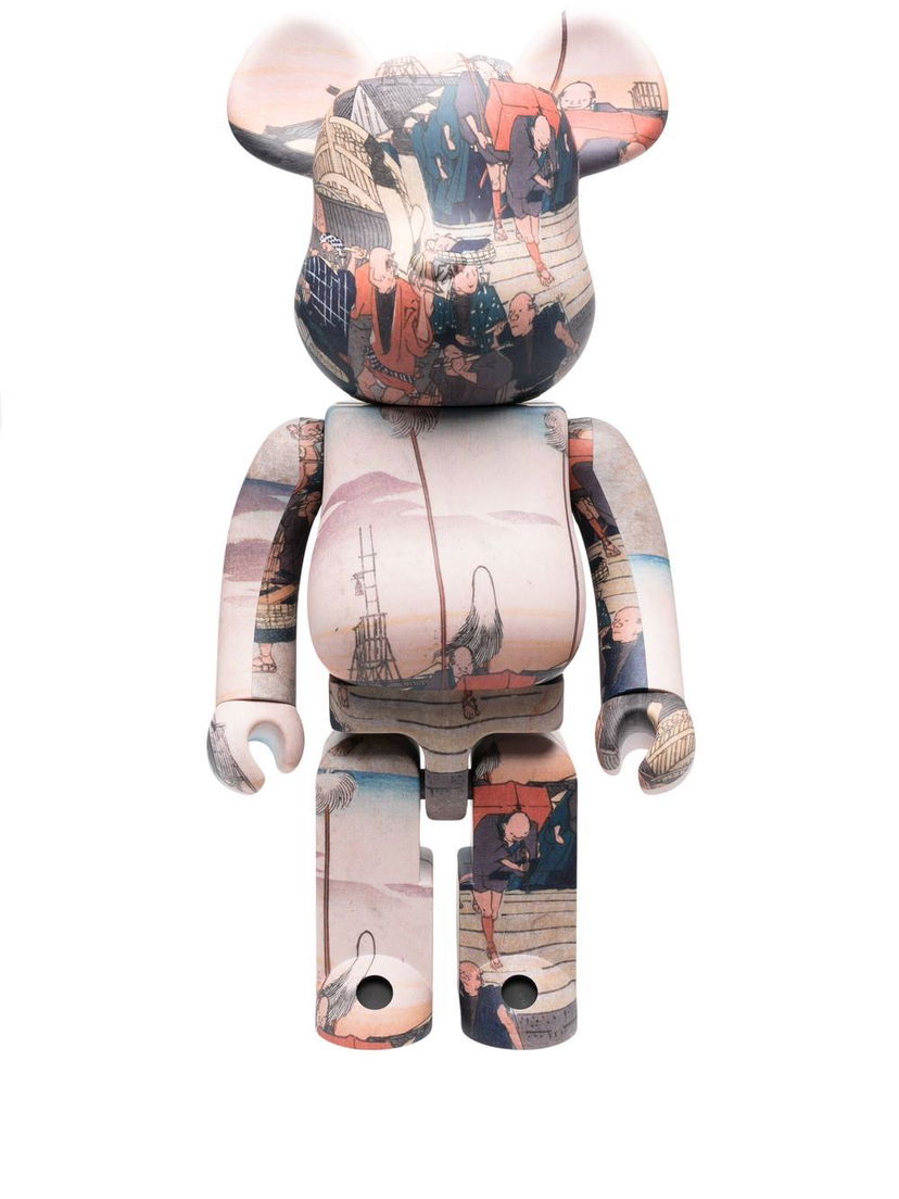 Collectible Medicom Toy Be@rbrick 1000% Utagawa Hiroshige figure - Brown Beige | BBRACK1000HIRO519481247