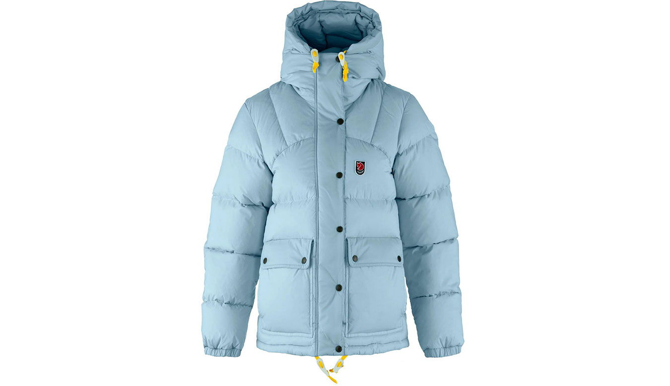 Puffer jakke FJÄLLRÄVEN Expedition Down Lite Hooded Puffer Jacket Blå | F89995-514, 1