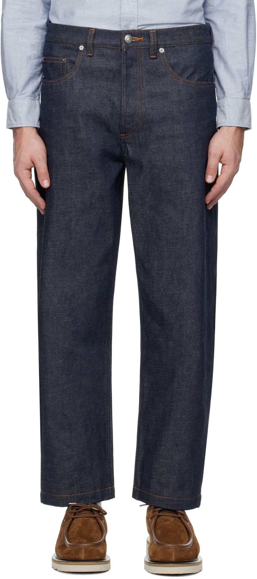 Jeans A.P.C. A.P.C. Achille Straight Leg Jeans Blå | COHES-H09212