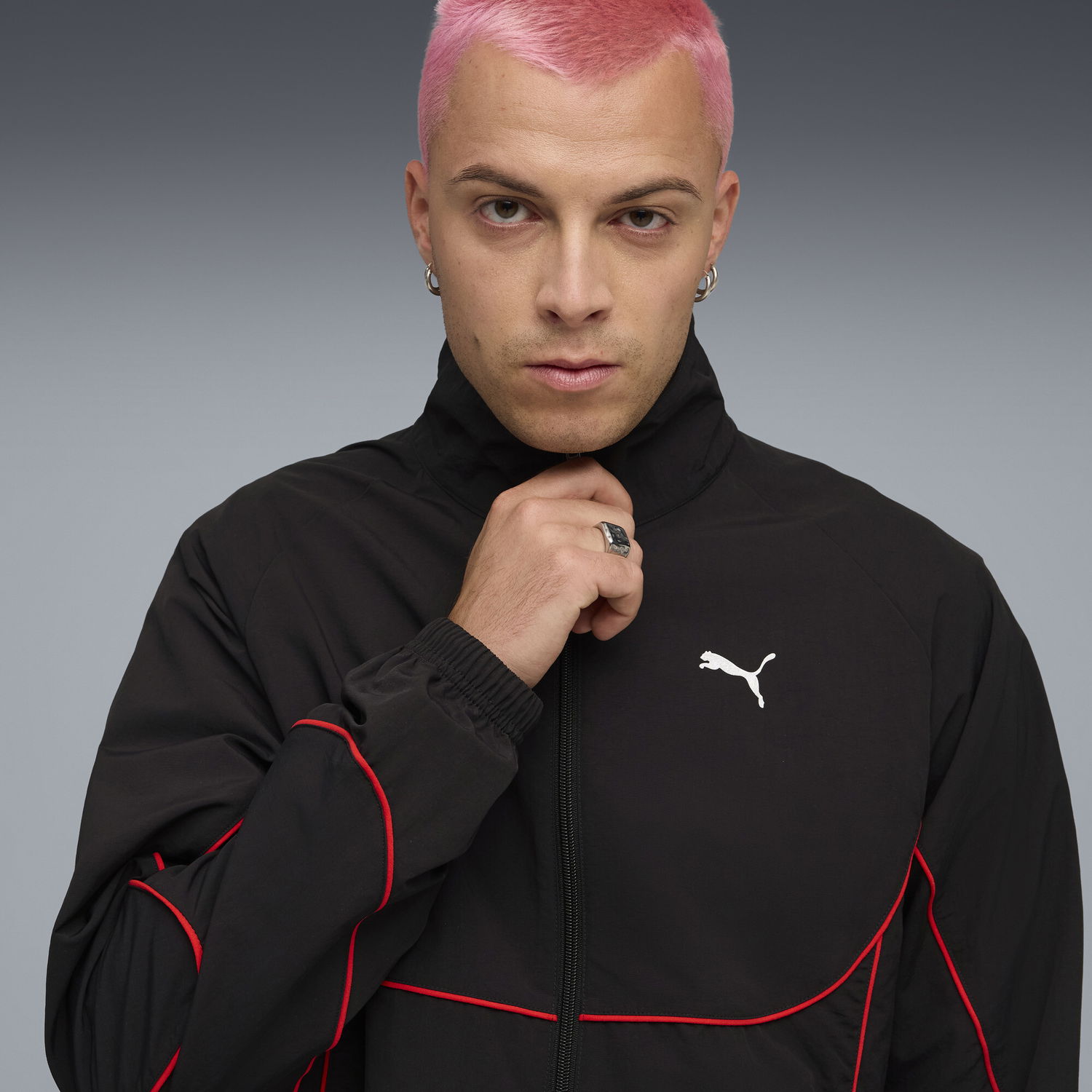 Jakke Puma PUMATECH Track Jacket Sort | 632096_01, 1