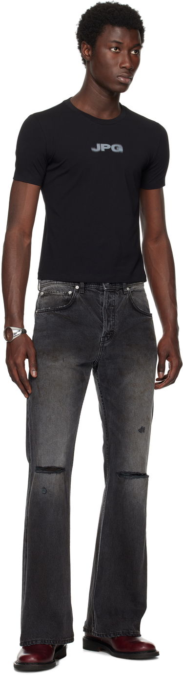 T-shirt Jean Paul Gaultier Jean Paul Gaultier 'The JPG' Baby Tee Sort | 25/03-W-TO300-J002-0004, 3