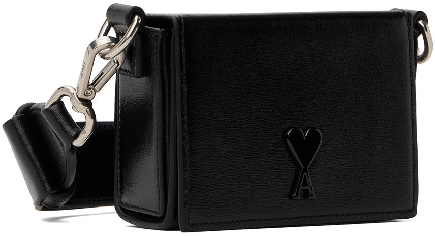 Håndtaske AMI AMI De Coeur Nano Lunch Box Bag Sort | ULL105.830, 1