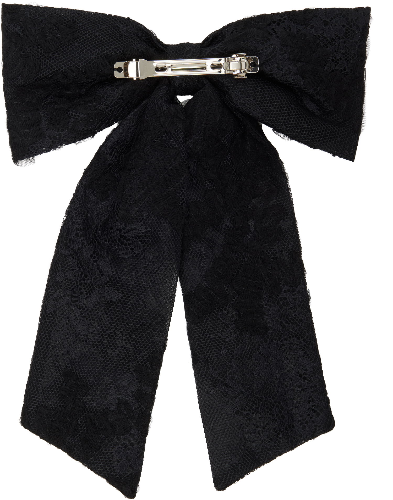 Tørklæde Anna Sui Anna Sui Lace Bombo Bow Hair Clip Sort | 1125M91, 1
