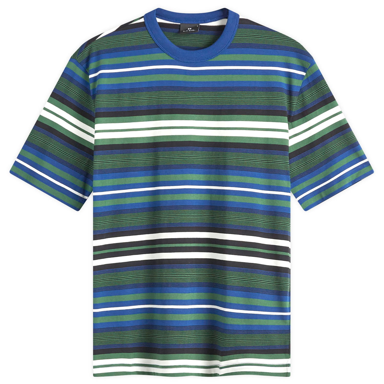 T-shirt Paul Smith Paul Smith Multi Stripe T-Shirt, Size Large Flerfarvet | M2R-220X-P22271-45, 0