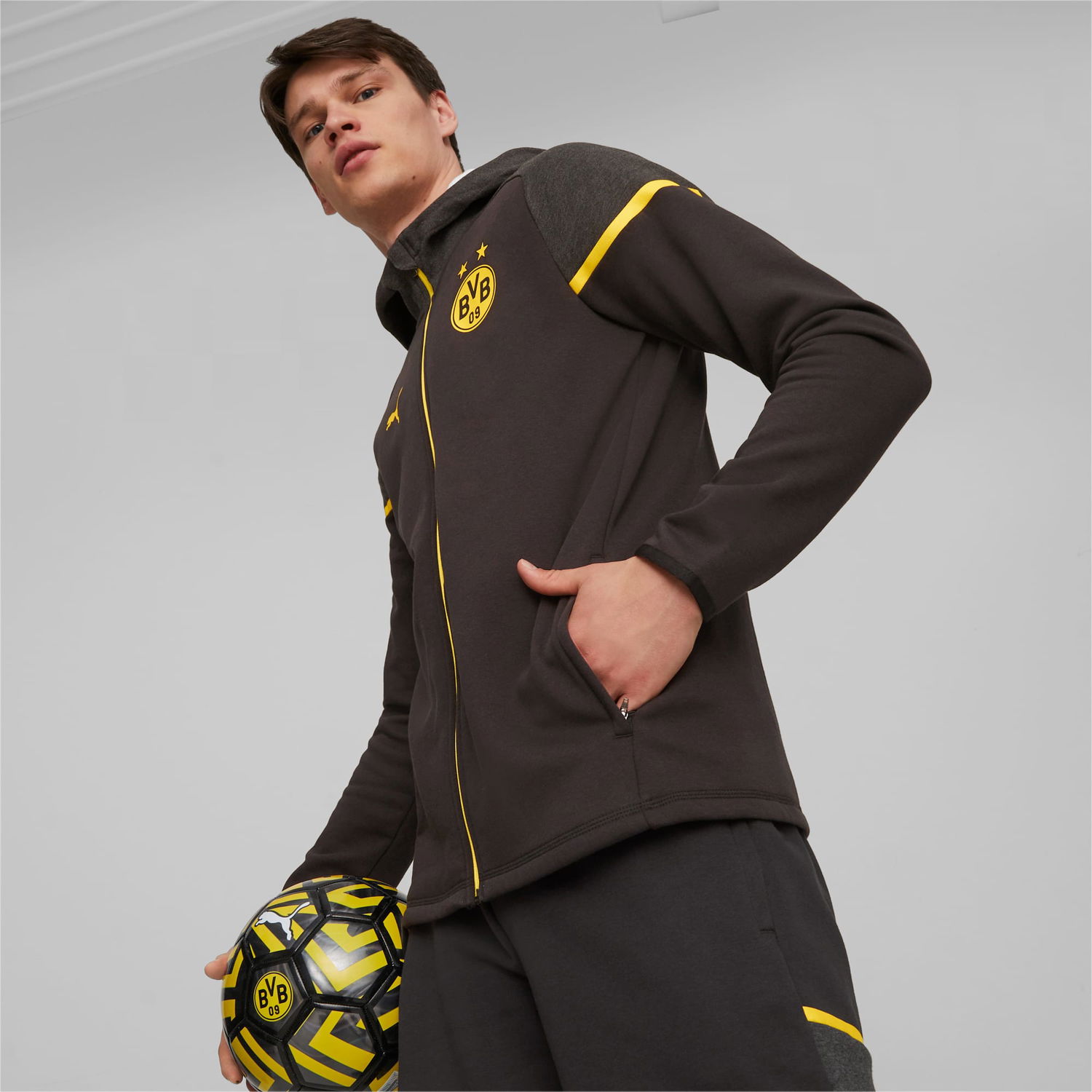 Jakke Puma Borussia Dortmund Football Sort | 771842_02, 1