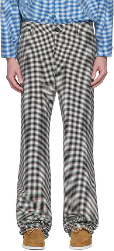 Bukser Marni Marni Gingham Wool Blend Trousers Flerfarvet | PUMU0285A0 UTP787, 0