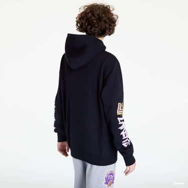 Sweatshirt Mitchell & Ness Slap Sticker Hoodie Sort | FPHD4771-LALYYPPPBLCK, 4