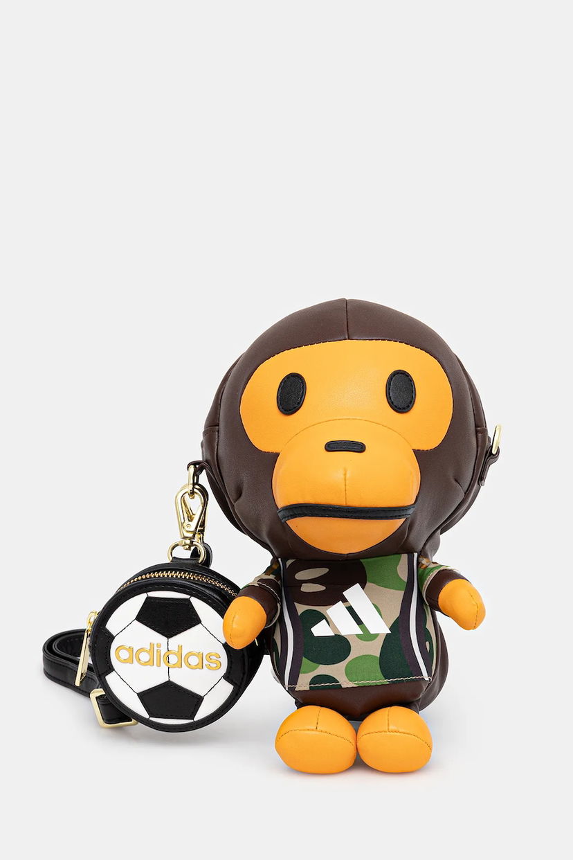 Håndtaske adidas Originals adidas Originals BAPE MILO Plush Bag Sort | JZ7448