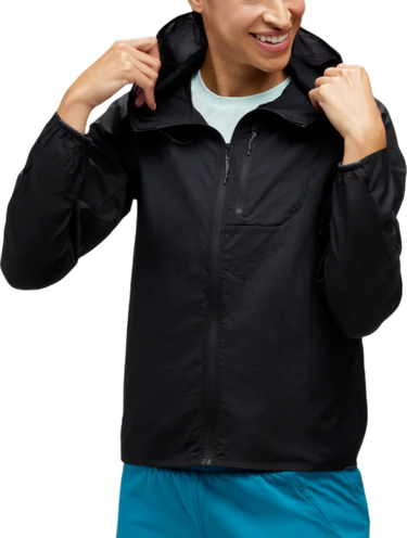 Vindjakke Hoka One One Skyflow Jacket Sort | 1141671-blk, 0