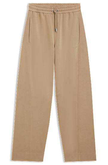 Joggingbukser BOSS Stretch Jersey Balloon Trousers with Embroidered Logo Beige | 50547800, 0