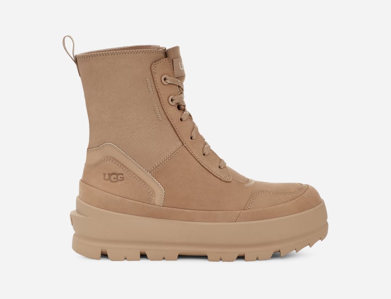 Sneakers og sko UGG The ® Lug in Tan, Size 5.5, Leather Brun | 1143833-SAN, 0