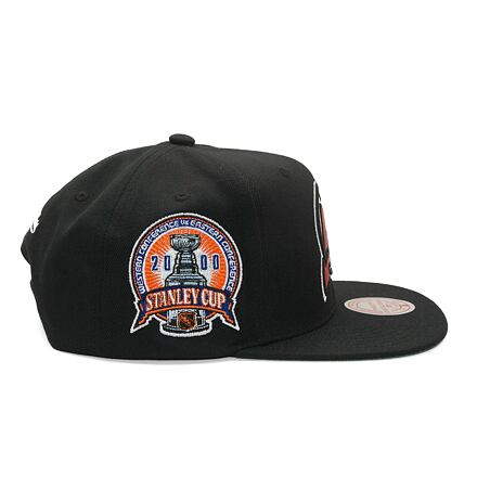 Kasket Mitchell & Ness New Jersey Devils Top Spot Snapback Sort | HHSS6743-NJDYYPPPBLCK, 1