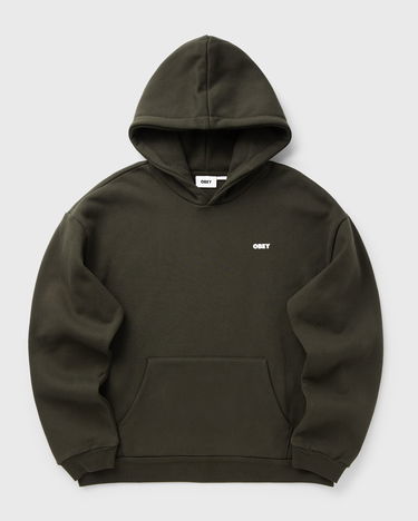 Sweatshirt OBEY Obey Bold Icon Extra Heavy Hoodie Grøn | 112470244-RSI, 0