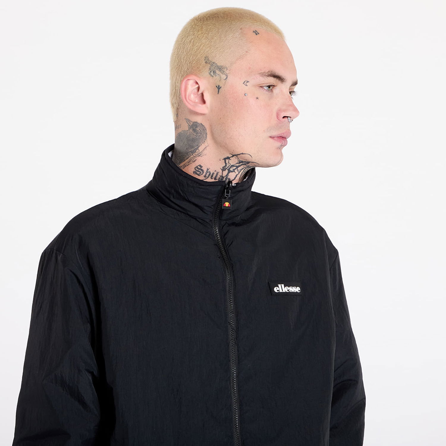 Jakke Ellesse Jacket Pallatini Fz Jacket Black/ White S Sort | SHX2098-1038, 1