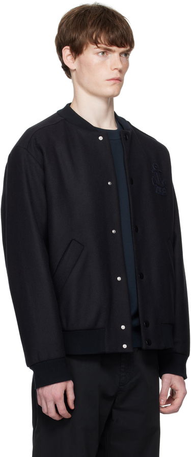 Bomberjakke A.P.C. A.P.C. Micka Wool Bomber Jacket Sort | WVBDE-M32010, 1