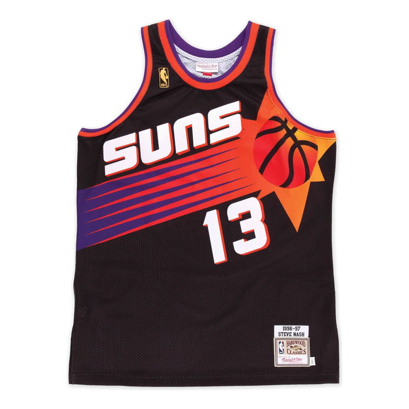 Tanktop Mitchell & Ness NBA Phoenix Suns 1996-97 Steve Nash Road Jersey Sort | AJY4AC18074-PSUBLCK96SNA