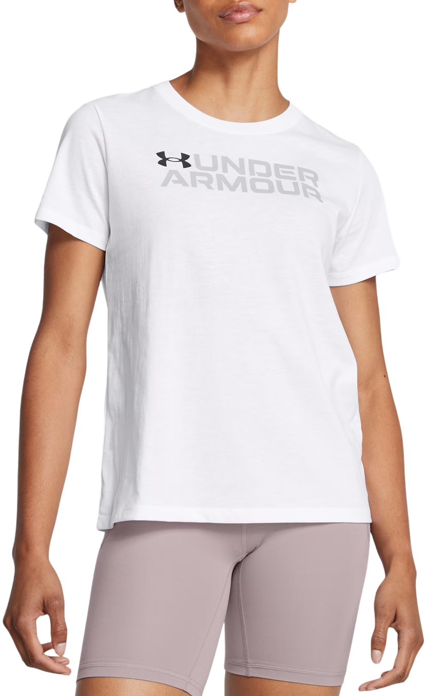 T-shirt Under Armour Sportstyle Hvid | 1386847-100