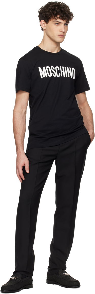 T-shirt Moschino Moschino Institutional T-Shirt Sort | 251ZZA072002411555, 3