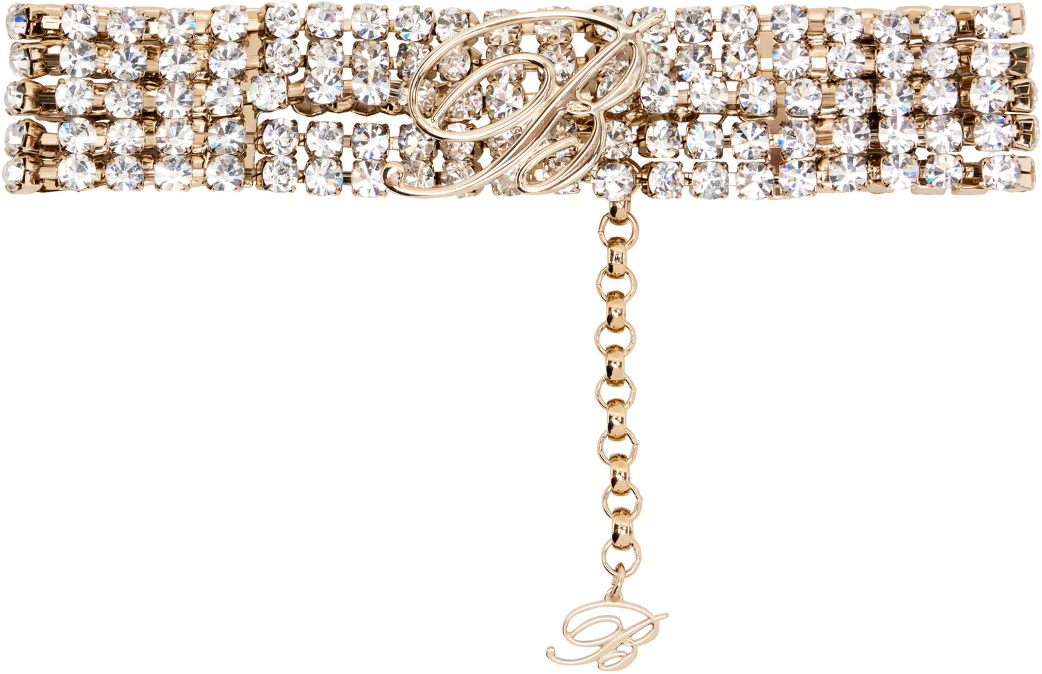 Armbånd Blumarine Blumarine Rhinestone 'B' Choker Metalisk | P522W325A, 0