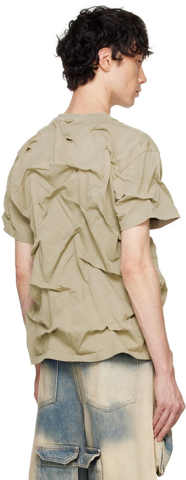 T-shirt Who Decides War Who Decides War 'Gianthood' Distressed Graphic T-Shirt Beige | 1110140022FW24, 2