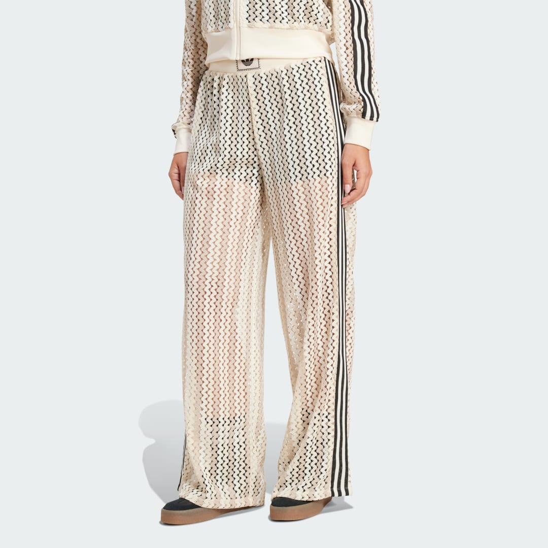 Bukser adidas Originals adidas Originals Summer Glow Firebird Track Pants Beige | KC0760, 0