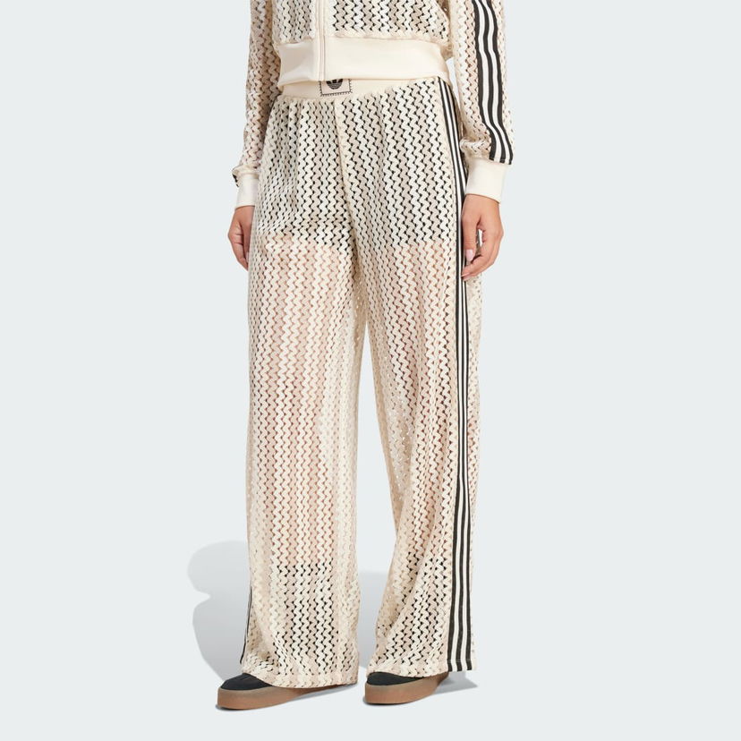Bukser adidas Originals adidas Originals Summer Glow Firebird Track Pants Beige | KC0760