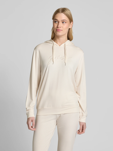 Sweatshirt GUESS Guess Lucia Hoodie Beige | O5GQ00KCQP2-G6K5, 1
