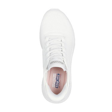 Sneakers og sko Skechers Bobs Squad Chaos Slip-Ins Hvid | 117497-OFWT, 3